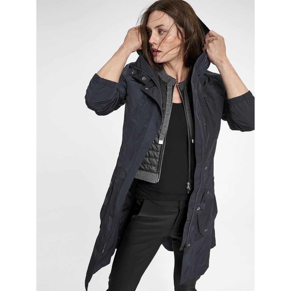 Athleta Size Small fits M Ballard Waterproof Parka Rain Jacket Pockets Hooded j - Picture 3 of 15